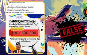 Penelusuran klaim link pendaftaran bansos digital resmi dari Kementerian Sosial