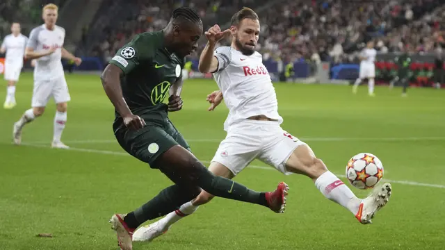 Noah Okafor Bikin Dua Gol, RB Salzburg Bungkam Wolfsburg 3-1