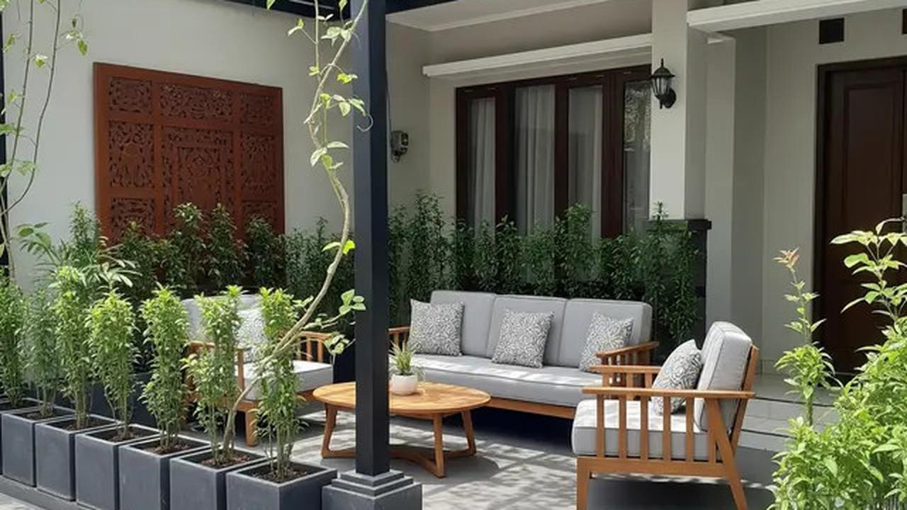 10 Tips Menata Teras Kecil Depan Rumah yang Sempit, Bikin Tampilan Jadi Lega