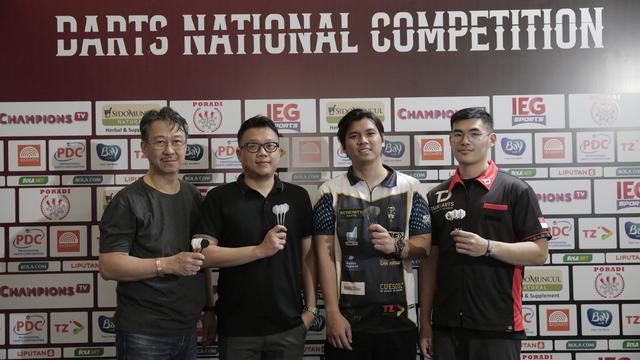 Pemain darts di Indonesia, Rudy Rustandi. (Indonesia Entertainment Group)