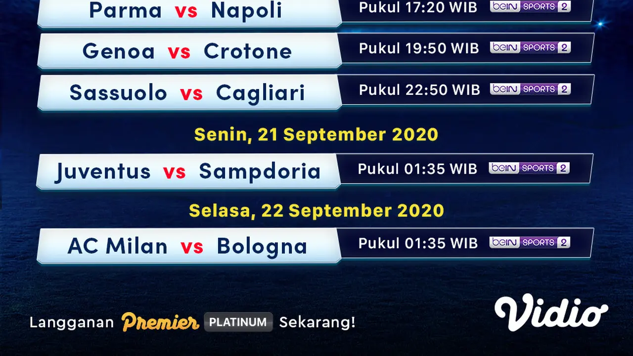 Jadwal Serie A