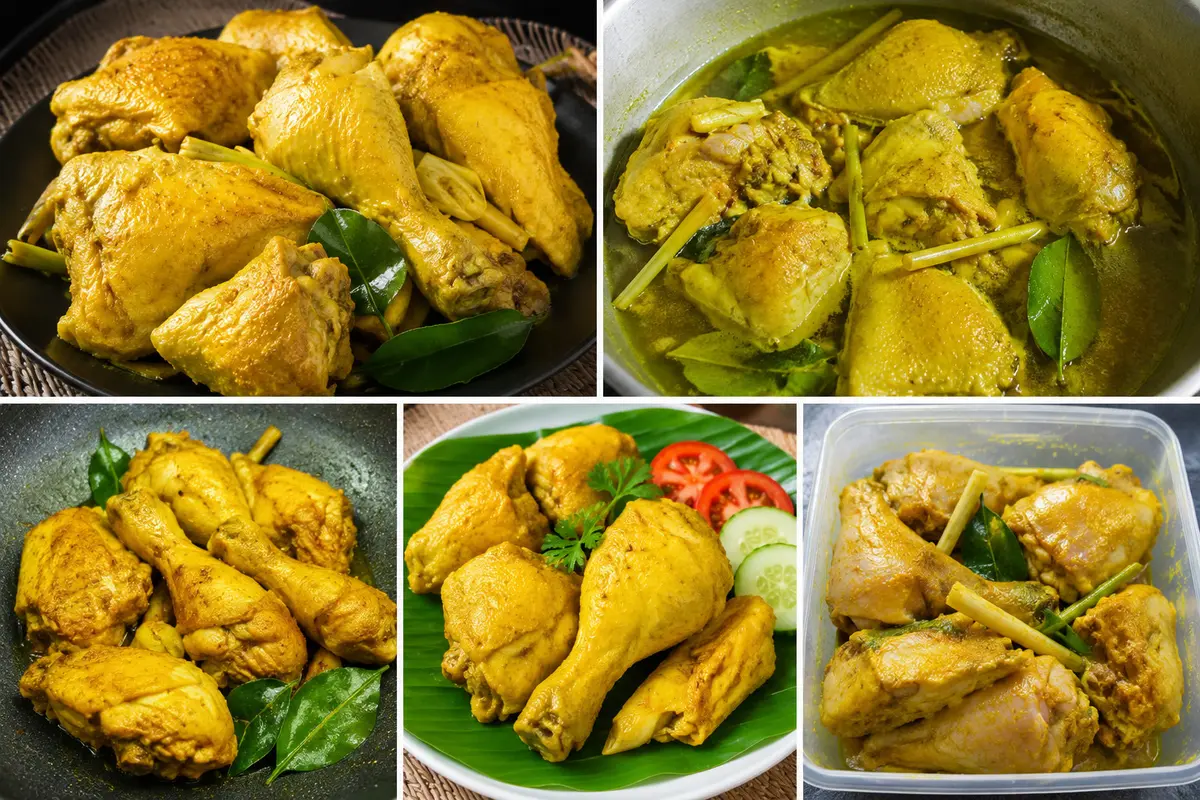Cara Membuat Ayam Ungkep Kuning yang Bumbu Meresap Sampai Tulang
