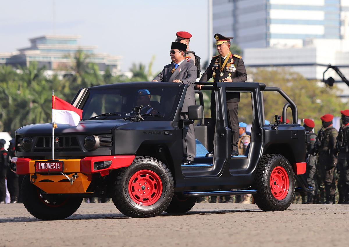 FOTO: HUT ke-79 Bhayangkara, Presiden Prabowo Serukan Polri Lebih Dekat ke Rakyat, Polri Pamer Teknologi Masa Depan