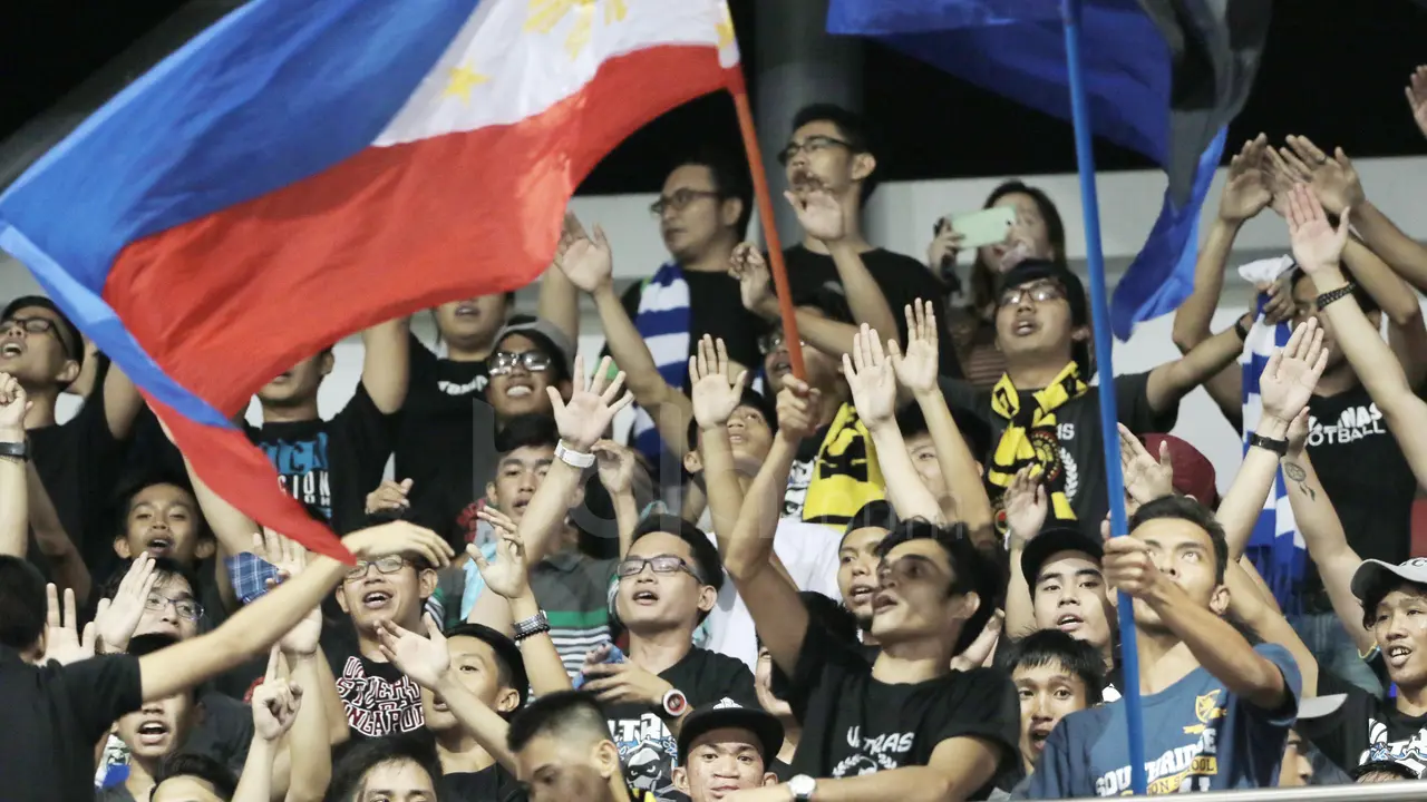 Suporter Filipina, Fans Filipina, Bola.com, AFF, Filipina, AFF Suzuki Cup 2016