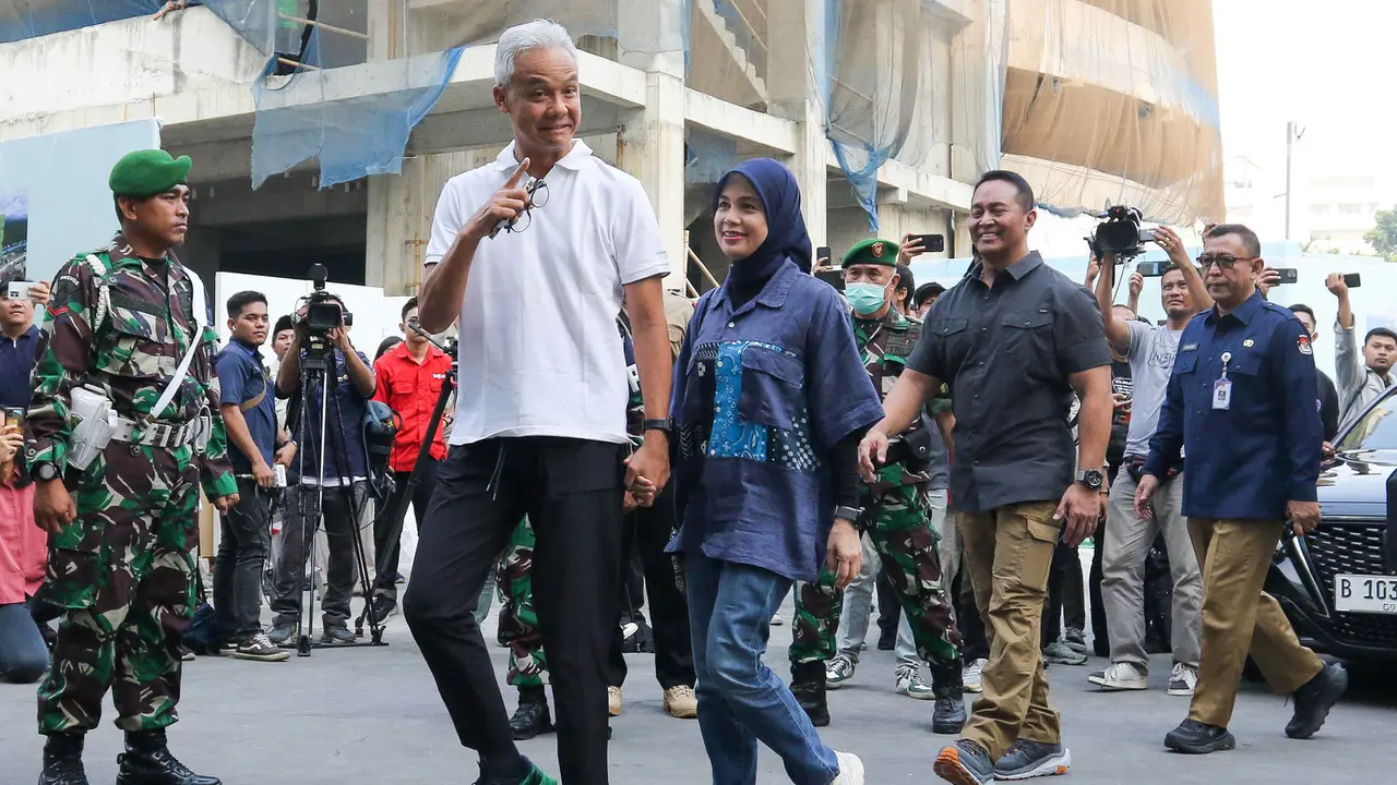 Ganjar-Mahfud Jalani Tes Kesehatan di RSPAD
