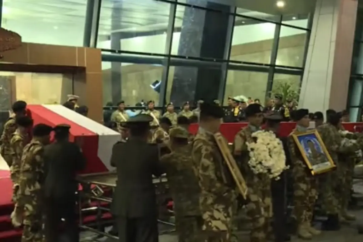 Tiga Jenazah Prajurit TNI yang Tewas di Lebanon.