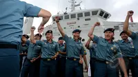 KRI Rigel 933 yang tiba dari Prancis ini dipimpin komandan Letkol Laut M. Wirda Prayogo dan diawaki 30 orang prajurit TNI AL, Jakarta, Jumat (15/5/2015). Kapal tersebut diklaim sebagai kapal survei tercanggih se-Asia. (Liputan6.com/Faizal Fanani)