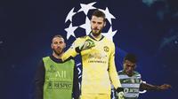 UEFA - Sergio Ramos, David de Gea, Pedro Porro (Bola.com/Adreanus Titus)