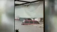 Mobil yang terseret banjir di Pagarsih, Bandung ditemukan. Sementara cagub Sylviana Murni sempat beradu mulut dengan Panwas Pilkada.
