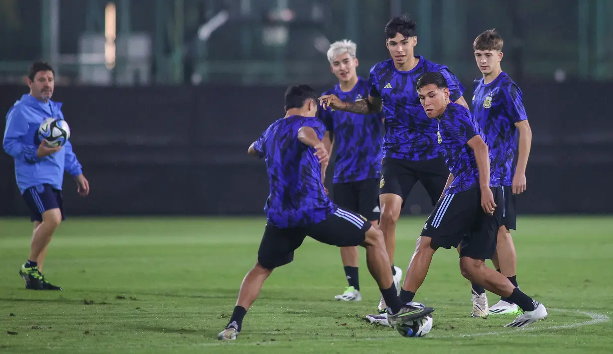 Tim Tango - julukan Argentina, punya semangat tinggi, setelah menang atas Jepang 3-1 di partai kedua. (Doc. LOC WCU17/BRY)