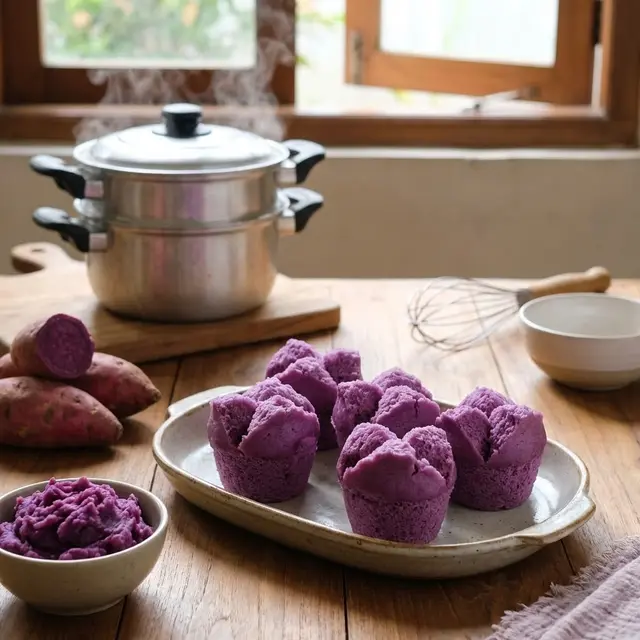 Bolu Kukus Ubi Ungu
