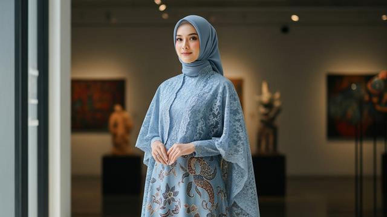 10 Model Gamis Batik Brokat Kekinian untuk Tren 2026 dengan Desain Terbaru