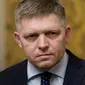 PM Slovakia Robert Fico menghadapi tekanan untuk mengundurkan diri terkait skandal seorang jurnalis yang dibunuh. (AFP / VLADIMIR SIMICEK)