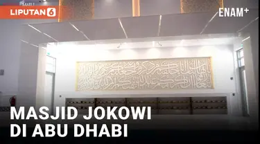Melihat Lebih Dekat Masjid Jokowi di Abu Dhabi