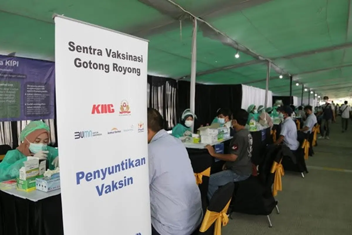 Sentra vaksinasi gotong royong (Dok: PT HM Sampoerna Tbk)