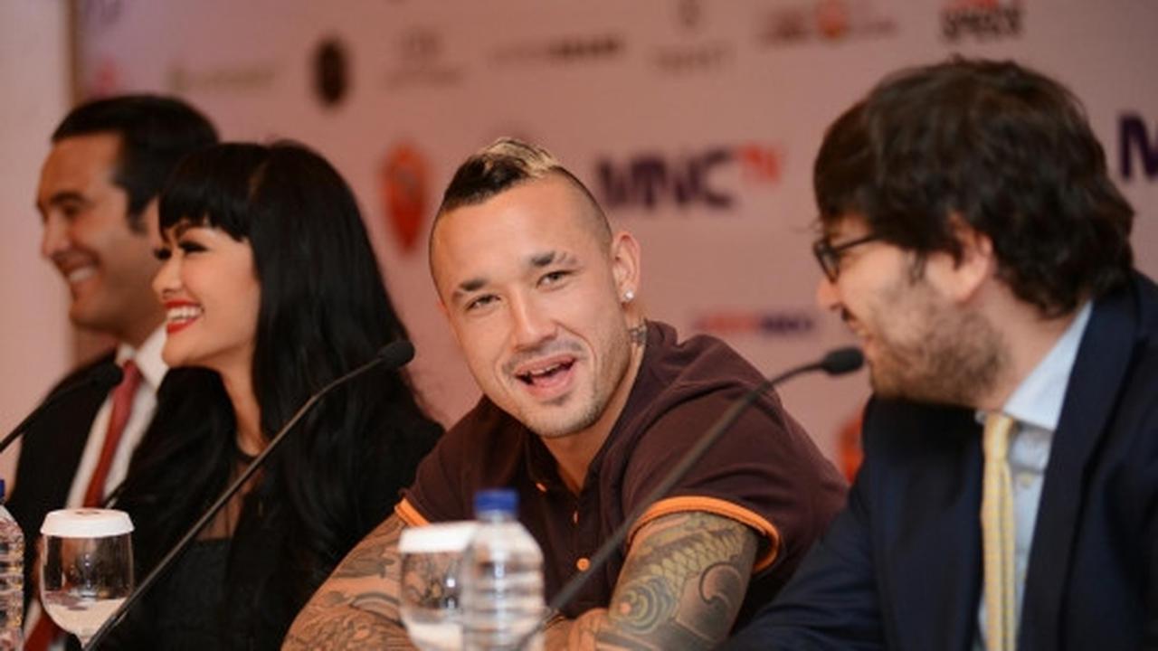 Totti dkk tiba di Jakarta