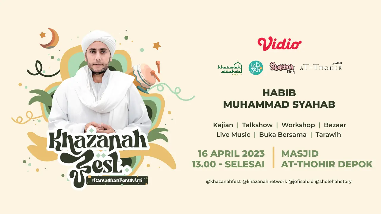 Khazanah Fest 2023 bersama Habib Muhammad Syahab