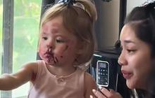 4 Potret Menggemaskan Baby Kamari Main Lipstik Jennifer Coppen, Wajahnya Penuh Coretan