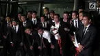 Usai mengasak tinmas myanmar di ajang sea games 2017 dan mendapatkan medali perunggu tim nasional sepakbola indonesia u 22 tiba di tanah air