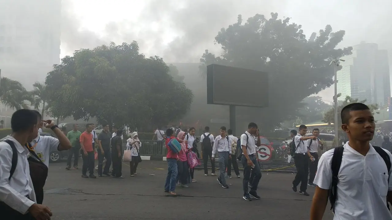 Kebakaran terjadi di Gedung SDM Polda Metro Jaya