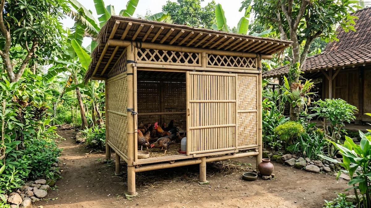 7 Desain Kandang Ayam Kampung dengan Sistem Pintu Geser, Maksimalkan Ruang