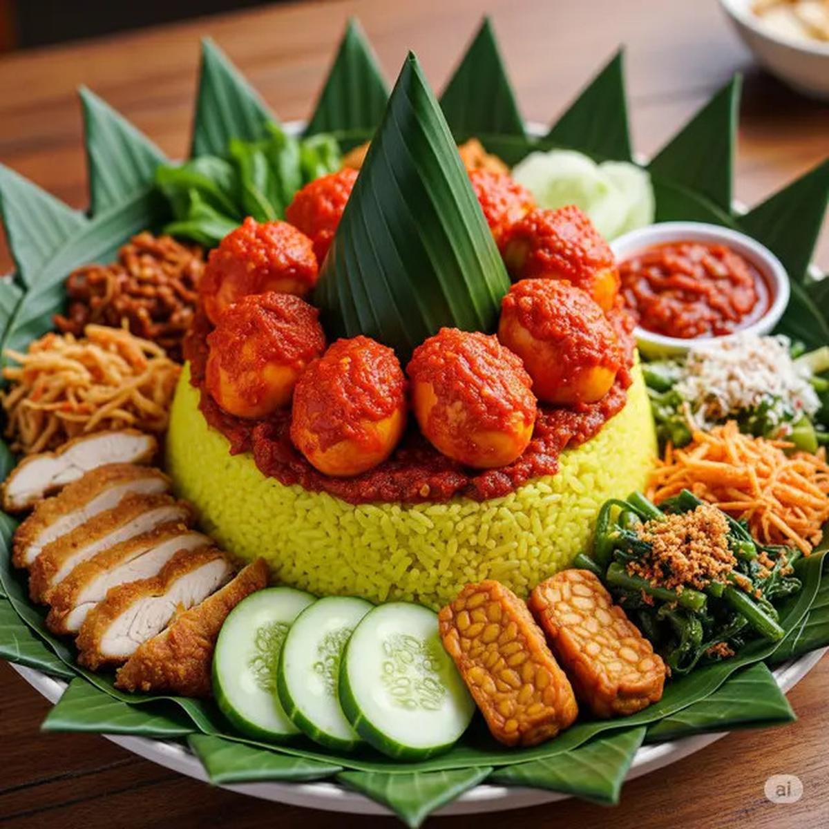 Resep Bikin Tumpeng dan Apa Saja Topingnya, Ini Daftarnya