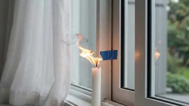 Trik Menyalakan Lilin di Dekat Jendela untuk Menemukan Celah Angin Bocor