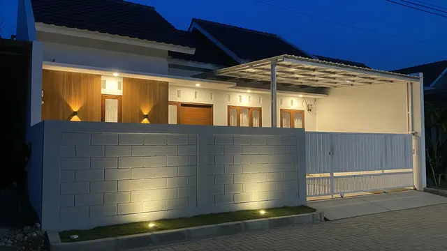 Model Pagar Solid Minimalis