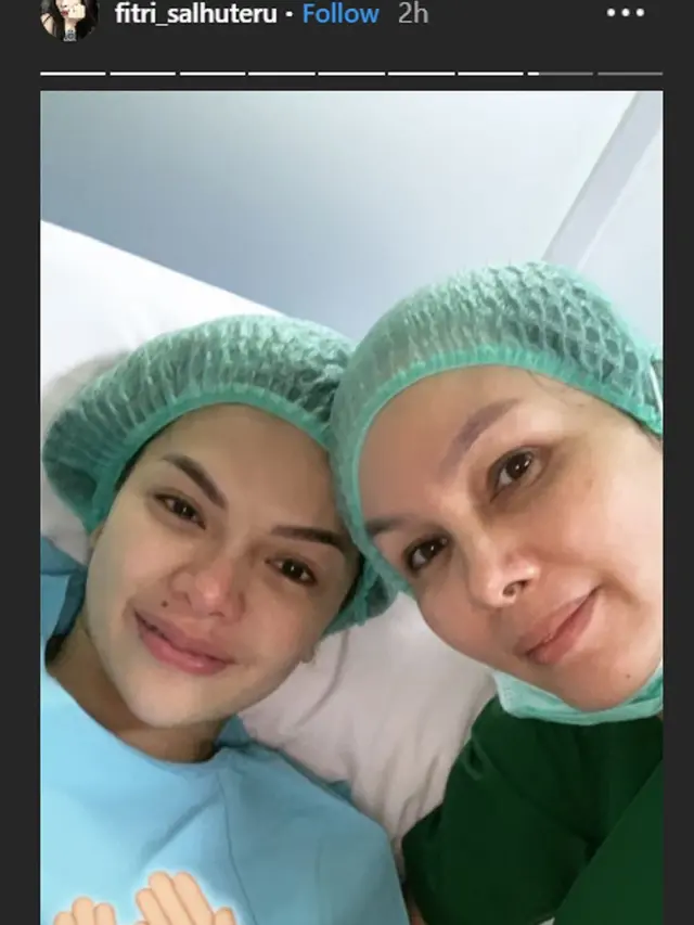 Nikita Mirzani Melahirkan (Instagram/ @fitri_salhuteru)