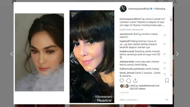 Luna Maya dan Meriam Bellina