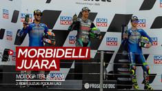 Berita video highlights balapan MotoGP Teruel 2020, di mana Franco Morbidelli menjadi juara dan duo pembalap Suzuki kembali naik podium, Minggu (25/10/2020) malam hari WIB.