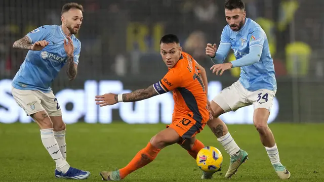 Foto: Aksi Memukau Lautaro Martinez saat Bawa Inter Milan Tumbangkan Lazio di Liga Italia