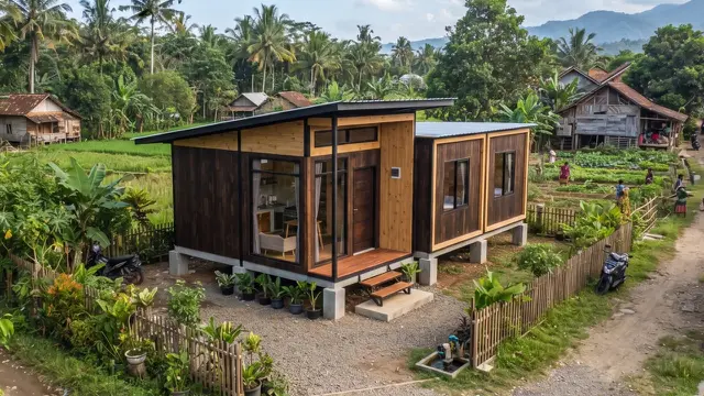 Model Rumah Desa 2 Kamar Tidur