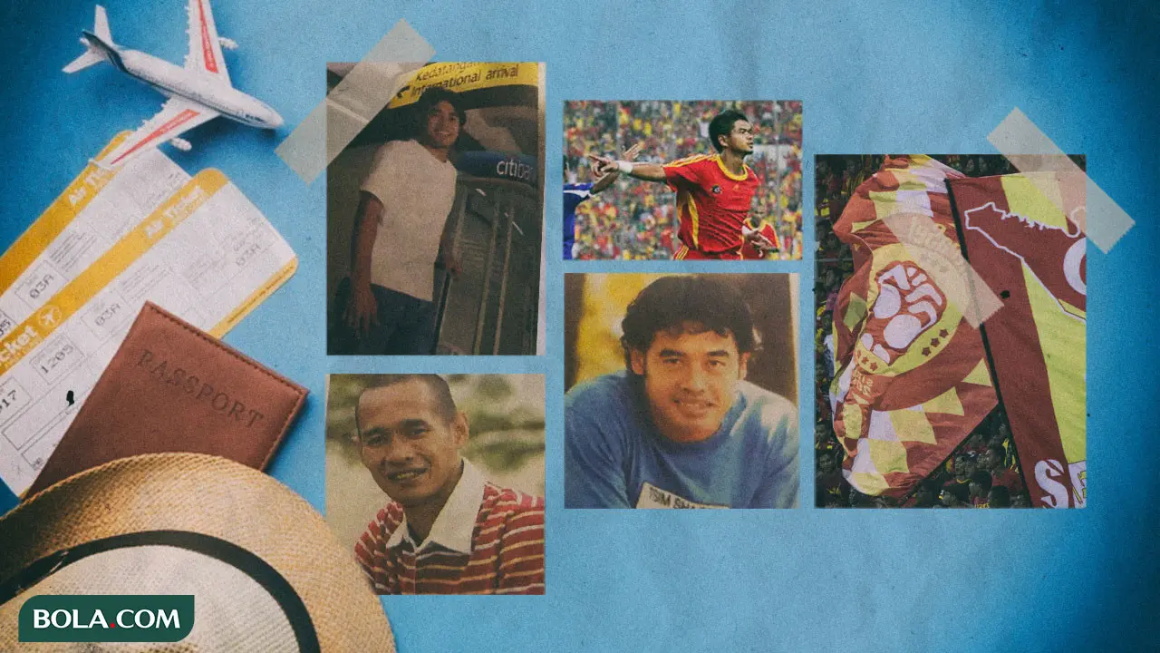 Kolase Foto Pemain Indonesia Eksodus ke Malaysia