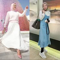 Inspirasi Korean Style untuk hijabers dari para selebriti.