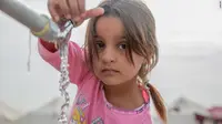 Ilustrasi air bersih di Mosul (UNICEF/CNN)