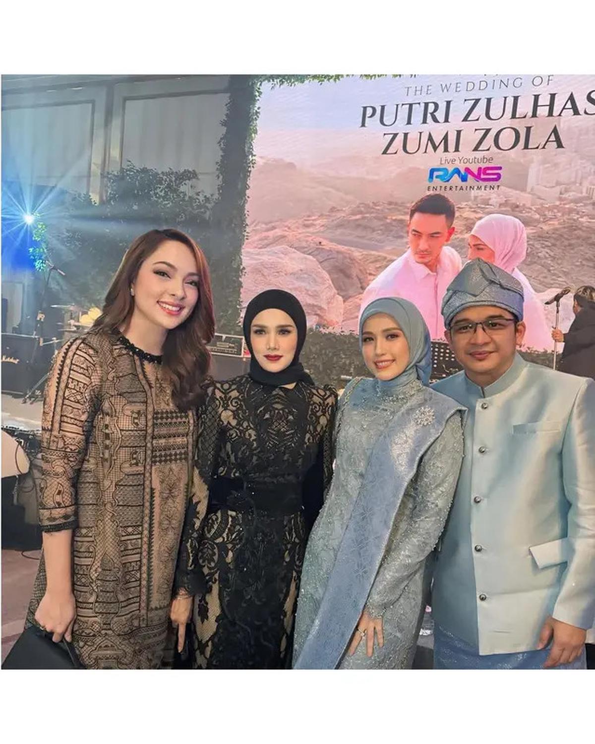6 Potret Reisa Broto Asmoro Kondangandi Pernikahan Putri Zulhas, Serasi Bareng Suami