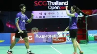 Ganda campuran Indonesia Praveen Jordan/Debby Susanto lolos ke final Thailand Open Grand Prix Gold 2015. (Liputan6.com/Humas PP PBSI)