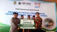 Majelis Ulama Indonesia (MUI) dan Islamic Dakwah Fund (IDF) bersama dengan PT Indomarco Prismatama, bekerjasama dalam Program Peduli Pendidikan, Tempat Ibadah, dan Mitra UMKM (Istimewa)