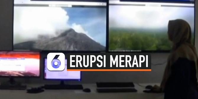 VIDEO: Erupsi Merapi Didominasi Keluarnya Gas