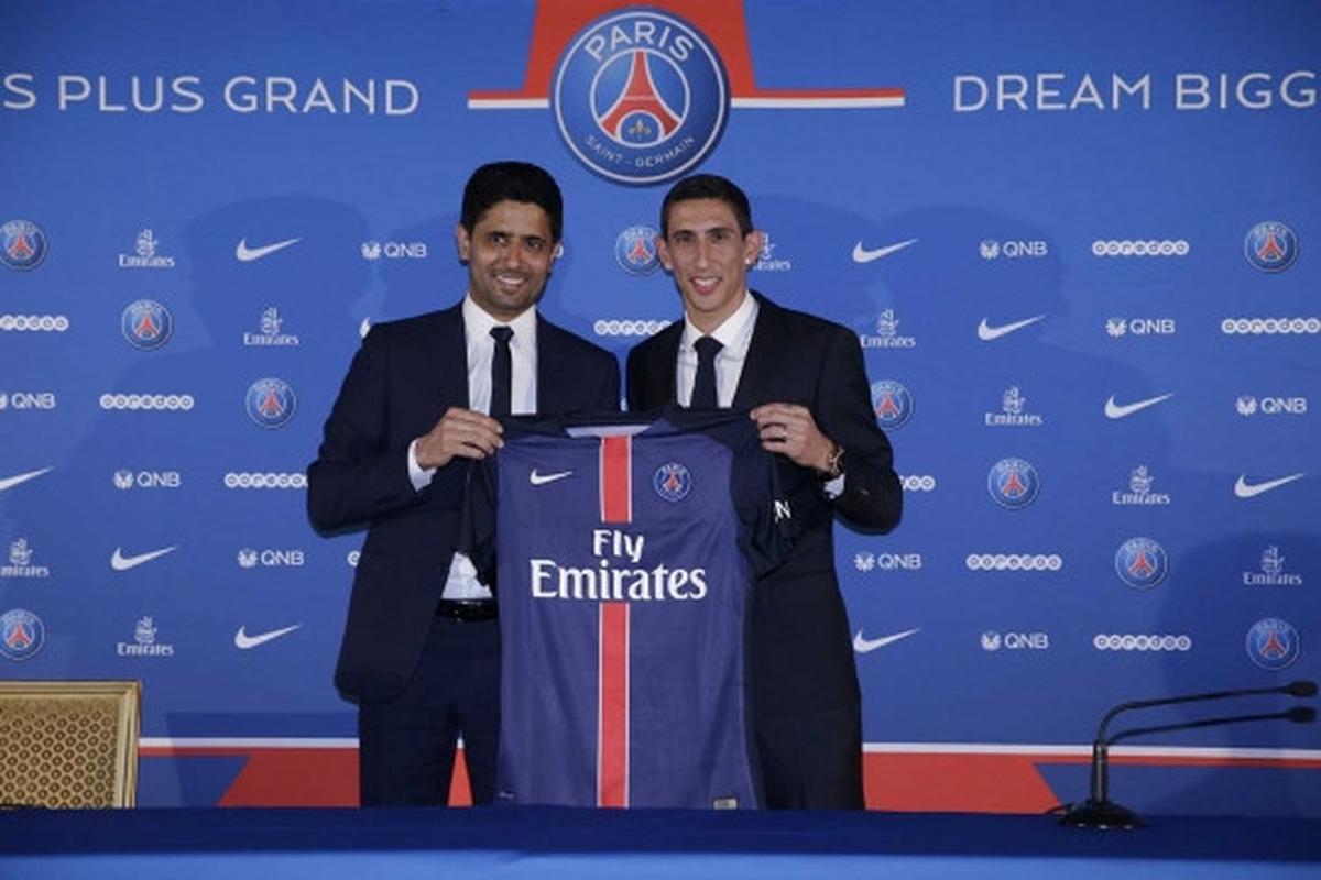 Resmi gabung PSG, Di Maria rayakan kegembiraan di atas balkon