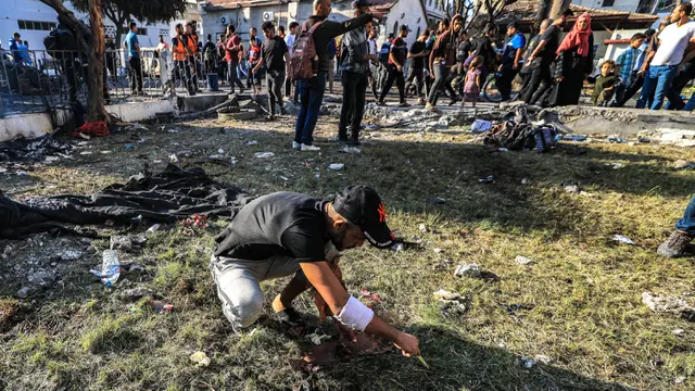 Kondisi Rumah Sakit di Gaza Pasca Pemboman