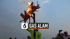 Warga Ngawi Jawa Timur heboh dengan keluarnya gas dari sumur mereka ditengah sawah. Selain bunyi gemuruh, gas mengeluarkan api dan baunya menyengat. Para petani takut dan memanen padinya lebih awal.