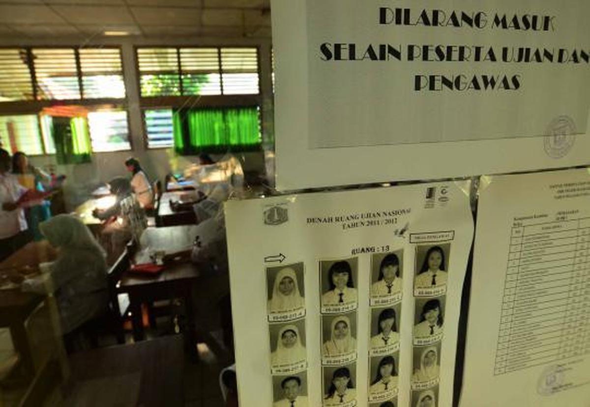 Doa iringi hari pertama ujian nasional 