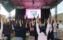 40 Peserta Ikuti Yoga Massal Mahasiswa Kedokteran Unja: Wujudkan Gaya Hidup Sehat dan Cegah Penyakit