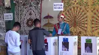 Pemungutan suara di Gorontalo (Liputan6.com/Andri Arnold)