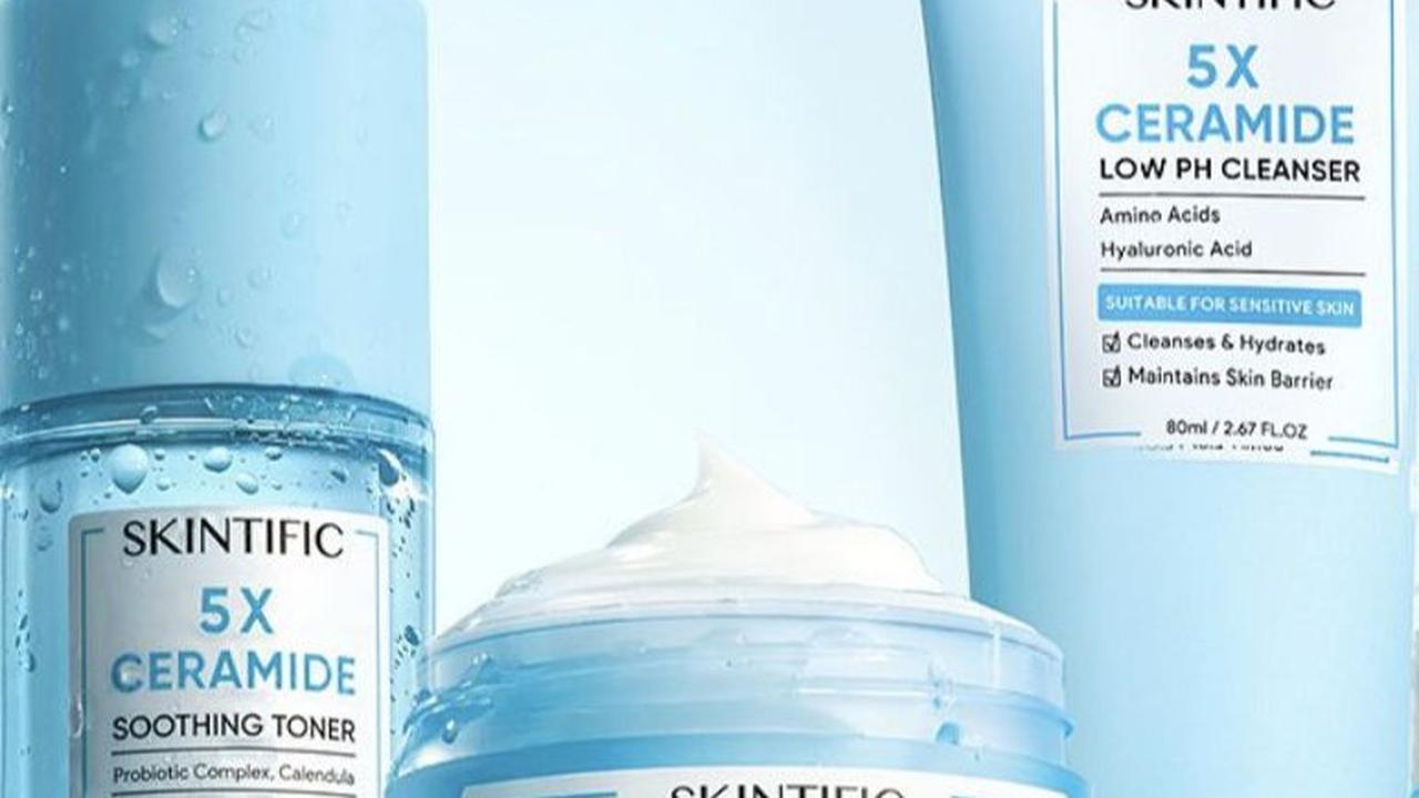1. Skintific 5X Ceramide Barrier Moisture Gel<br>