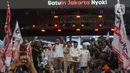 Pasangan calon gubernur dan calon wakil gubernur DKI Jakarta nomor urut 1, Ridwan Kamil-Suswono (RIDO) menggelar kampanye akbar bertajuk "Satu1n Jakarta" di Lapangan Banteng, Jakarta Pusat, Sabtu (23/11/2024). (Liputan6.com/Angga Yuniar)