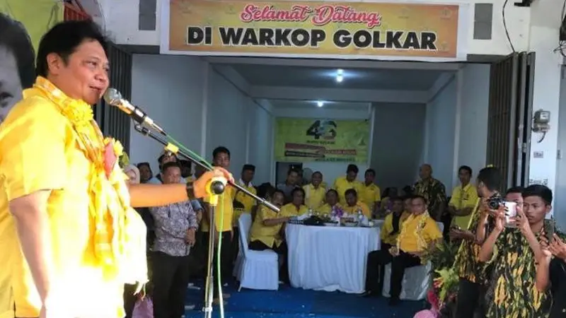 Ketua Umum Partai Golkar Airlangga Hartarto menhadiri Konsolidasi kader di Sulawesi Tenggara (Istimewa)