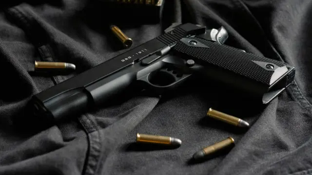 Ilustrasi pistol. (Unsplash)